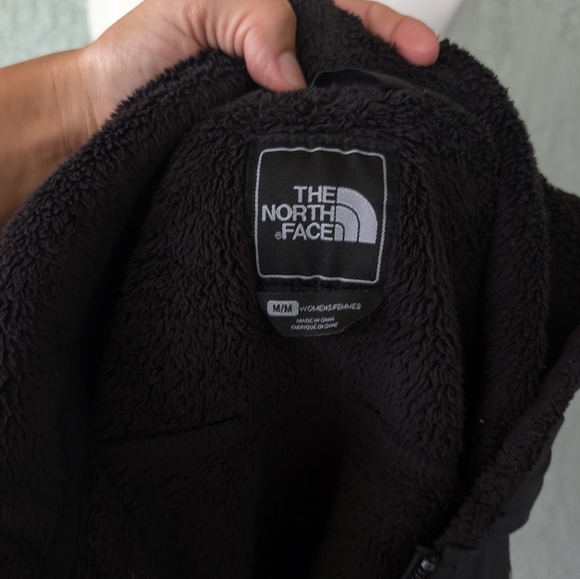 The North Face~OSO Black L/S Hooded Full Zip Fleece Jacket ~ Women Sz M - Picture 7 of 7